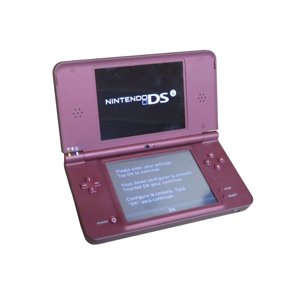 Nintendo DSi XL Metallic Rose Pink Handheld UTL-001 Console - NEW BATTERY